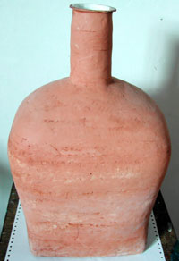 Big bottle, red clay